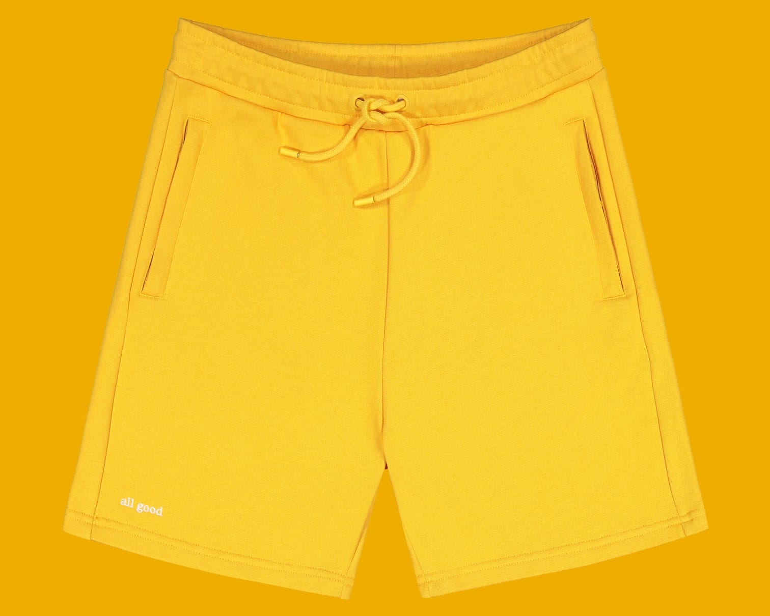 all good shorts, yellow